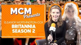 Eleanor WorthingtonCox on Britannia Season 2 and Caits Journey  MCM Presents [upl. by Staal139]