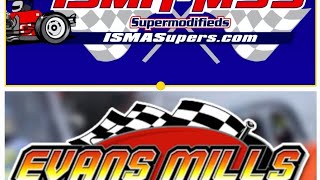 ISMAMSS Supermodifieds at Evans Mills Friday night heat races [upl. by Celtic894]