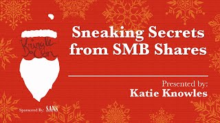 KringleCon  Katie Knowles Sneaking Secrets from SMB Shares [upl. by Zeugirdor914]