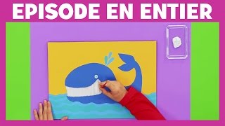 Art Attack  La technique des rainures  Disney Junior  VF [upl. by Hareenum]