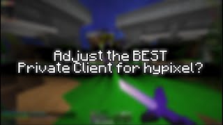 Adjust literally BREAKS Hypixel Anticheat Invite Only Client [upl. by Haslam]