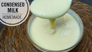 2Ingredient Homemade Condensed Milk Recipe Ready in 20 Minutes [upl. by Deroo637]