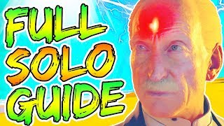 FULL quotDEAD OF THE NIGHTquot SOLO EASTER EGG GUIDE  ALL STEPS amp BOSS TUTORIAL  BLACK OPS 4 ZOMBIES [upl. by Arni]