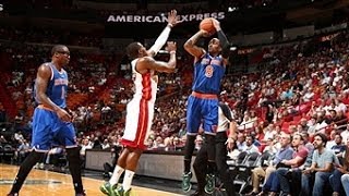 JR Smith Breaks Knicks Record with 10 Threes [upl. by Brodsky615]