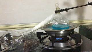 Simple Distillation of 2propanol using Retort Flask [upl. by Anella677]