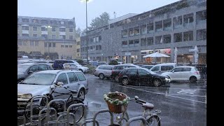 Erster Schnee in Lienz im Oktober [upl. by Wollis]