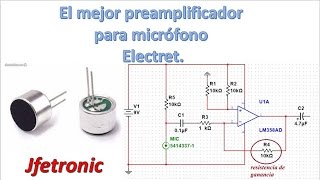 El mejor preamplificador para micrófono Electret muy Fácil [upl. by Agbogla]