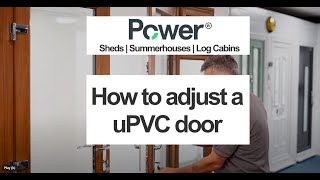 How to adjust a uPVC door [upl. by Hort]