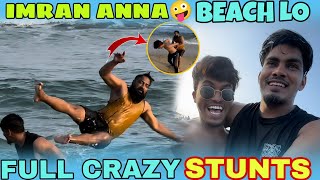 Imran Anna Beach Lo Full Crazy Stunts 😂 Full Crazy  ​⁠​⁠pareshanboys ​​⁠benhurrider46 [upl. by Llerrad]