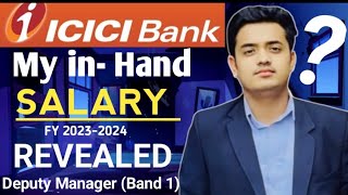 ICICI BANK PO SALARY ✓ ICICI BANK ME SALARY KITNI MILTI HAI  REALITY OF PO BATCH ✓✓ IN HAND SALARY [upl. by Lyford914]