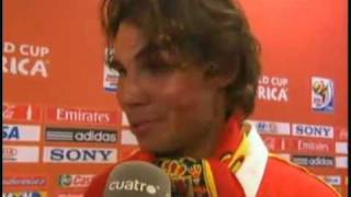 Rafa interview after Spains World Cup Victory [upl. by Amzaj293]