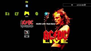 ACDC Live Rock Band PS3 XMB Menu playstation3 xmb rockband acdc ps3 playstation gaming ps [upl. by Ativad]