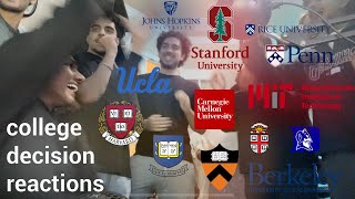 college decision reactions 2024 ivies stanford mit t20s and more  24 schools [upl. by Der616]