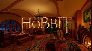 Winter In The Hobbit House 🔥❄️  Fireplace Crackling Sound [upl. by Florry14]