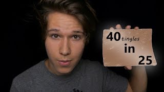 ASMR 40 Triggers as Fast as Possible [upl. by Furnary]