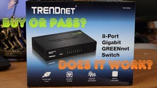 Trendnet TEG S82g 8 Port Gigabit GREENnet Switch [upl. by Llewen]