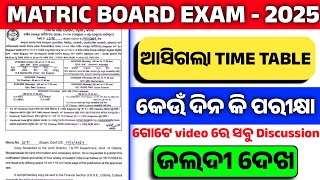 10th exam time table 2025  10th board exam 202425 time table  10th class board exam time table [upl. by Rizika]