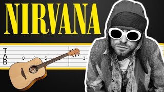 All Apologies  Nirvana Guitar Tabs Guitar Tutorial [upl. by Leahcim]