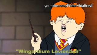 Wingardium Leviosa  LEGENDADO PTBR  Video do Oney Cartoons legendado por PotterVidaBrasil [upl. by Nyrb]