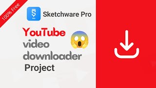 Youtube Video Downloader project free How to make Yt video downloader project in sketchware pro 🤭 [upl. by Austin]