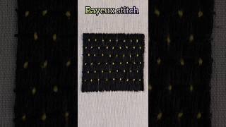 Bayeux stitch couching stitch family embroiderytutorial handembroidery fashiondesigntutorial [upl. by Enylhsa391]