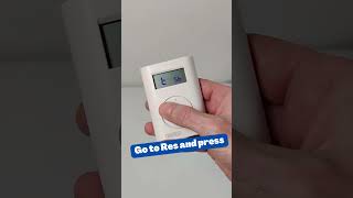 How to RESET a WAVIN AHC 9000 Thermostat [upl. by Ennazor389]