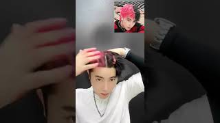 CapCut Hair dye dyehair haircolor hairstyle fyp [upl. by Milissent]