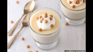 Butterscotch Pudding  No Gelatin Butter scotch Pudding  Easy Dessert [upl. by Sabba]