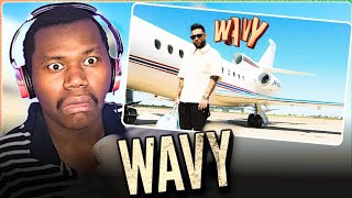 WAVY OFFICIAL VIDEO REACTION  KARAN AUJLA  LATEST PUNJABI SONGS 2024 [upl. by Akierdna]