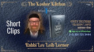 Taste Transmittal of Kli Rishon and Kli Sheini The Kosher Kitchen [upl. by Nereus]