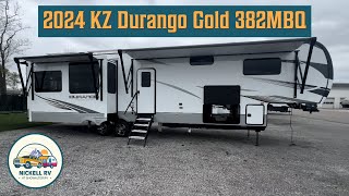 Rear Patio Fifth Wheel  2024 KZ Durango Gold 382MBQ  Nickell RV [upl. by Ernest]