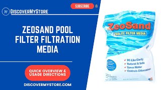 ZeoSand Pool Filter Filtration Media [upl. by Aissilem]