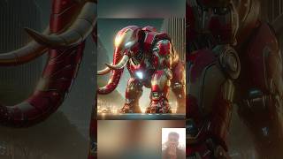 kiska robotic elephant best hai 🤯 spiderman vs venom vs Ironman 😎viralshortsavengersai [upl. by Norean]