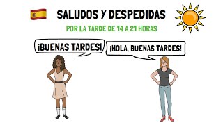 Aprender español saludos y despedidas 👋 [upl. by Ahsenod721]