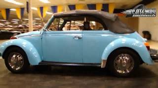 1974 Volkswagen Super Beetle Convertible for sale at Gateway Classic Cars in our St Louis showroom [upl. by Odelia]