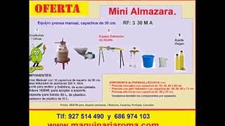 Mini almazaras para hacer aceite de oliva casero [upl. by Supmart]