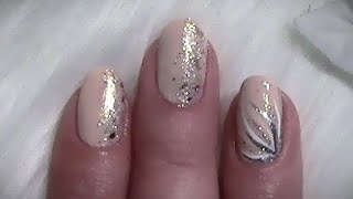 Einfaches Nude Nageldesign für kurze Nägel selber machen  Simple Nail Art Design for short nails [upl. by Burck578]