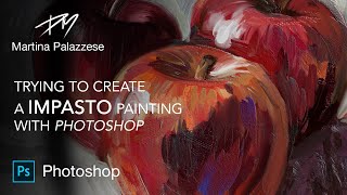 Impasto Painting  Photoshop  Timelapse [upl. by Kruse]