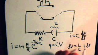 Electrical Circuit Analysis Video 65 Voltage Equation For Discharging Capacitor [upl. by Ennayt]