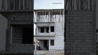 குறைந்த செலவில் 🏡😲விரைவில் கட்டப்பட்ட வீடு  AAC Block VS Brick  Kandathu kadayathu shorts [upl. by Hillier]