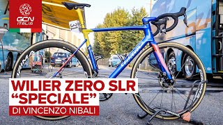 La Wilier Zero SLR speciale di Vincenzo Nibali  Biciclette dei professionisti [upl. by Ecnaled]