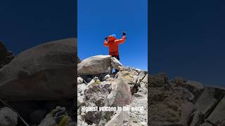 Ojos del Salado summit 6893m is the highest volcano in the world With mario sepulveda [upl. by Araeit]