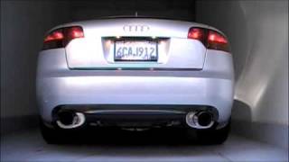 Audi A4 with Magnaflows [upl. by Khanna239]