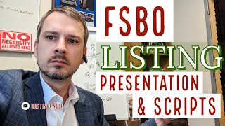 What to do at a FSBO Listing Appointment  FSBO Listing Presentation [upl. by Alilahk]