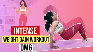 INTENSE Weight Gain Workout  OMG 😱 [upl. by Amzu]