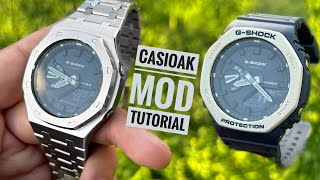 GShock 2100 Mod Tutorial  CasiOak [upl. by Port]