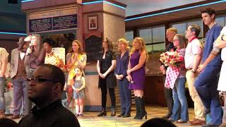 Waitress final Broadway curtain call [upl. by Dlaniger323]