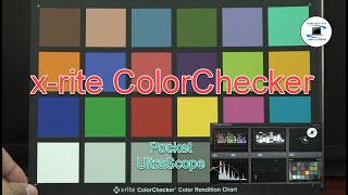 Xrite Color Checker Classic  Explanation and Test with Blackmagic Pocket UltraScope [upl. by Shanleigh329]