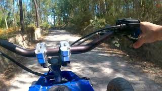 Yamaha Blaster 200 Trail Ride [upl. by Skelton]