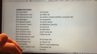 186 Comment utiliser les VERBES REFLECHIS en NL exercices [upl. by Nady]